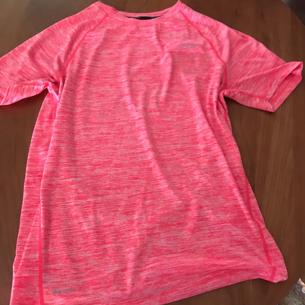 Coral V-Neck Heat Gear Dry Wick Tee.